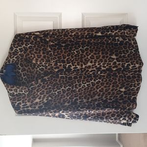 Express Leopard Print Shirt